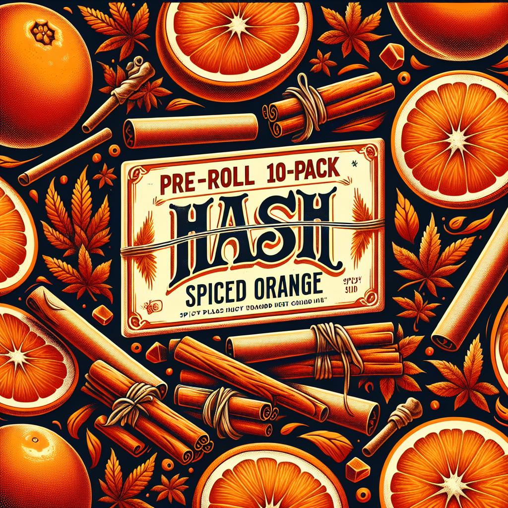 Bloom & Blaze | Pre-Roll 10pz. Hash Spiced Orange