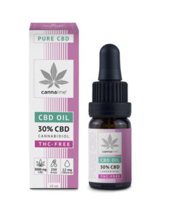 cannaline THC-FREE CBD Oil 30% with 3000 mg pure CBD