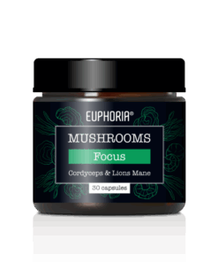 Euphoria Mushrooms Focus Blend Cordyceps & Lions Mane