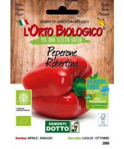 L’Orto Biologico - Semi di Peperone Robertina - Sem. Dotto