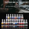 The Extract Zone | POSEIDON Tattoo Ink - 5 ml Kit | 24 colori - inchiostro per tatuaggi permanenti