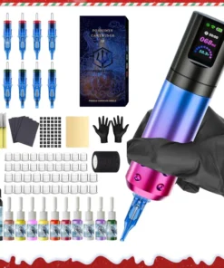 The Extract Zone | POSEIDON Tattoo Kit Completo Wireless con Inchiostri