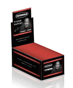 NOVI WS | Futurola | Tyson 2.0 Unbleached 1 1/4 Size + Tips Rolling Papers (24 pcs)