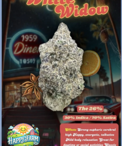 Happy Happy Farm | (CG2) White Widow | GACP&COA | Cannabis THC Premium